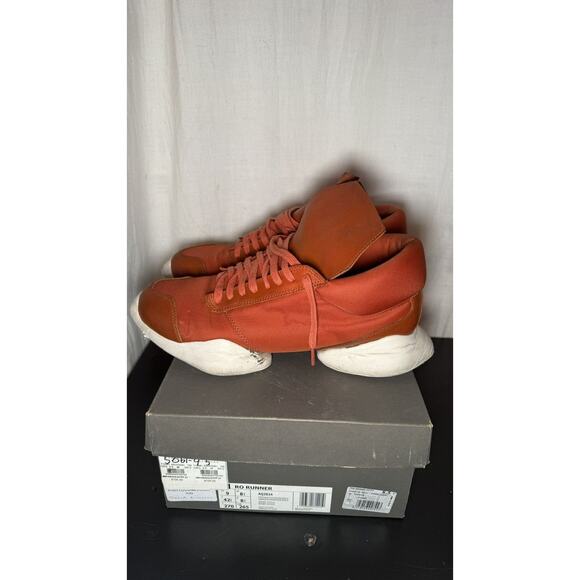 Rick Owens RO Runner Sneakers - Rust/Orange (EU 42 / US 9) main image 8
